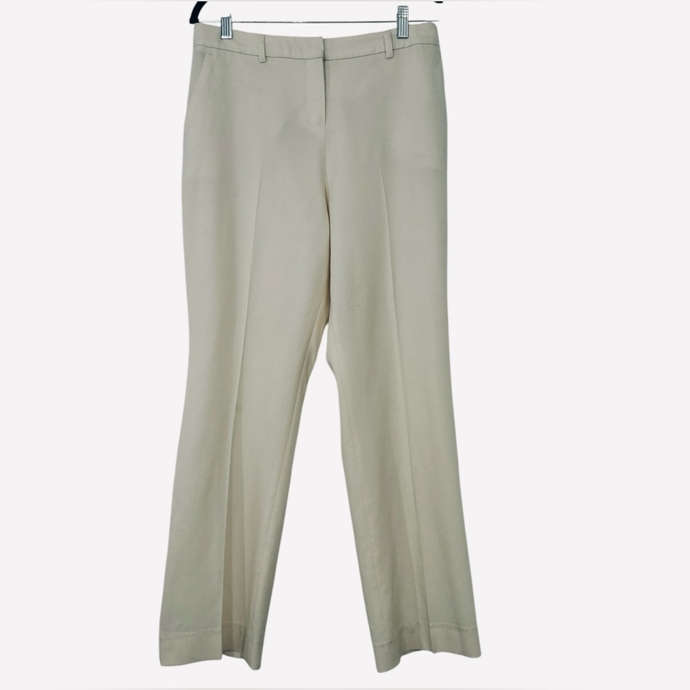 Pendleton Women’s 100% Virgin Wool 8P Cream Ivory  Dress Pants Straight Leg
